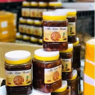 Me hạt dẻo rim thơm hủ 1kg (Đá me hạt mềm kèm đậu phộng )