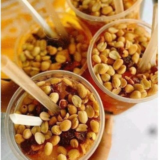 Me hạt dẻo rim thơm hủ 1kg (Đá me hạt mềm kèm đậu phộng )