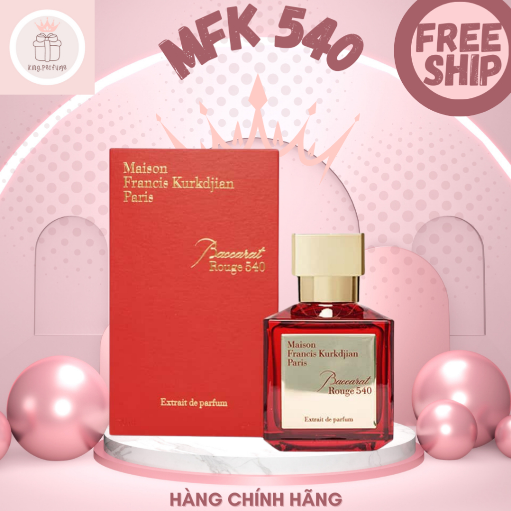 70ml Nước hoa nam nữ cao cấp chính hãng M.F.K 540,dầu thơm lâu body hương thơm sang trọng