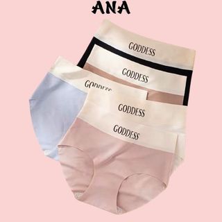 Quần lót nữ su đúc Yuki Store cao cấp cạp cao in hình chữ GODDESS siêu đẹp 2153