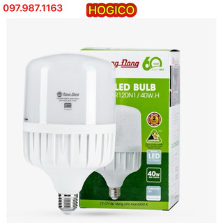 Bóng led trụ rạng đông 60w 50w 40w 30w 20w ánh sáng trắng