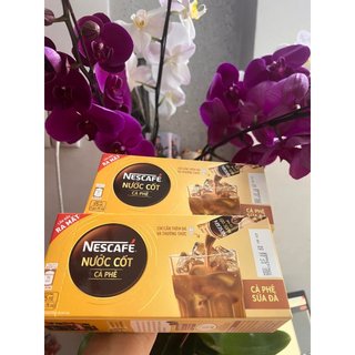 Hộp 375 ml (5 gói) Nescafe nước cốt cà phê sữa đá