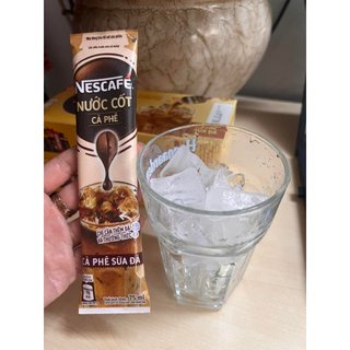 Hộp 375 ml (5 gói) Nescafe nước cốt cà phê sữa đá