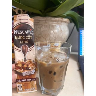 Hộp 375 ml (5 gói) Nescafe nước cốt cà phê sữa đá