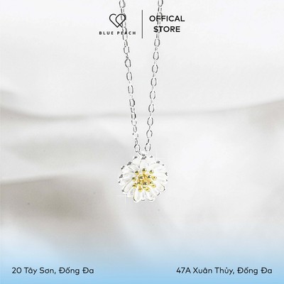 Dây Chuyền Bạc Blue Peach 	DC Daisy Flora V2 DC803