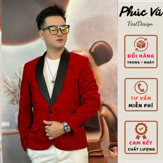 Áo Vest Nhung Cổ Sam Cao Cấp