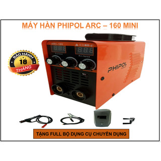 Máy hàn PHIPOL  ARC-160 mini  , chuyên hàn que 2.5 và hỗ trợ que 3.2 , công nghệ IGBT
