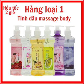 Tinh dầu body,Tinh dầu massage body gừng 500ml,Dầu massage body chuyên dùng mát xa body trong Spa,thẩm mỹ viện