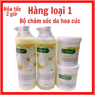 Bộ mỹ phẩm chăm sóc da mặt,bộ chăm sóc da hoa cúc 4 món,,bộ kem hoa cúc chuyên dùng chăm sóc da trong Spa,thẩm mỹ viện