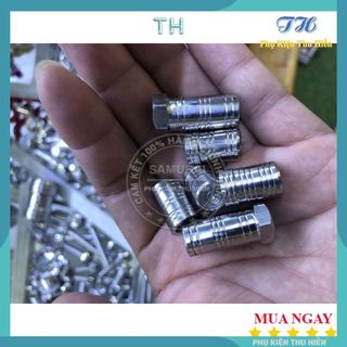 Ốc Salaya Gắn Van vòi Xe máy , chân van inox 304 hình trụ chân bu lông và chân tròn