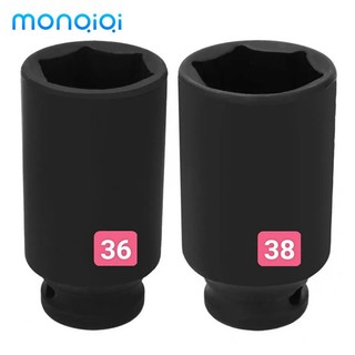  MONQIQI Đầu Tuýp Khẩu Mở Lồng Máy Giặt Và Mở Nồi Xe Ga Size 36 38mm. Chân Lỗ 1 2 gắn trực tiếp máy bắn Bulong 