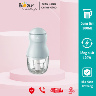 Máy xay Bear GR-B03V2, Máy xay ăn dặm cho bé dung tích 300ml chất liệu