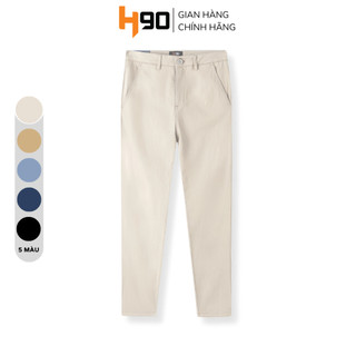 Quần Kaki Dài Nam H90 Dáng Âu Ống Côn Ôm Vừa Chất Liệu Co Giãn, Mềm Nhẹ, Thoáng Mát Đứng Form Màu Đen Be Ghi QDK01