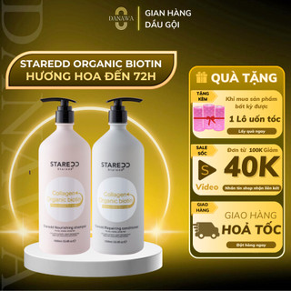 Dầu Gội Xả Collagen Organic Biotin STAREDD Ngăn Ngừa Rụng Tóc Kích Thích Mọc Tóc Danawa 1000ml