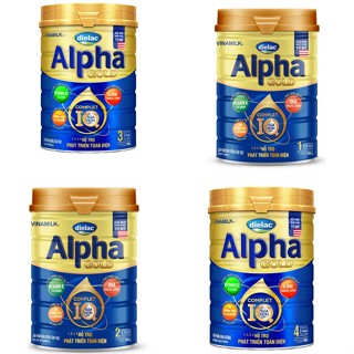 Sữa bột Dielac Alpha Gold IQ số 1/2/3 lon 850g/800g/1.5kg