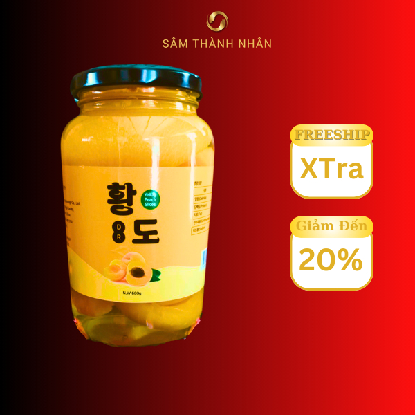 Đào Ngâm Hàn Quốc 680g