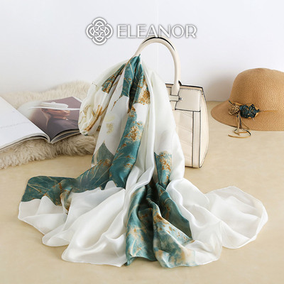 Khăn quàng cổ lụa Eleanor Accessories khăn choàng cổ bandana turban phụ kiện thời trang 7139