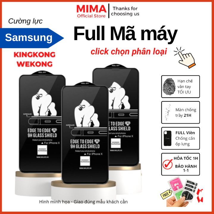 Cường lực Samsung A15 A14 A13 A12 A22 A23 A24 A25 A30 A31 A32 A33 A34 A50 A51 A52 A53 A54 A71 A72 A73 M14 M13 M20 .(M)