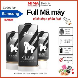 Cường lực Baiko Samsung A05s A73 A13 A23 A33 A53 A22 A30 A50 A03s A04s M51 M33 M53 A52s A52 5G A51 A32 A31 A72 A71 A20s