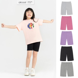 Quần legging bé gái AIRCOOL dáng đùi mềm mát co dãn tốt cho Bé từ 2 đến 16 tuổi-QLGCBG01