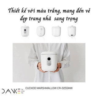 Nồi Cơm Mini Cuckoo Marshmallow CR-0255MW 0.36 lít