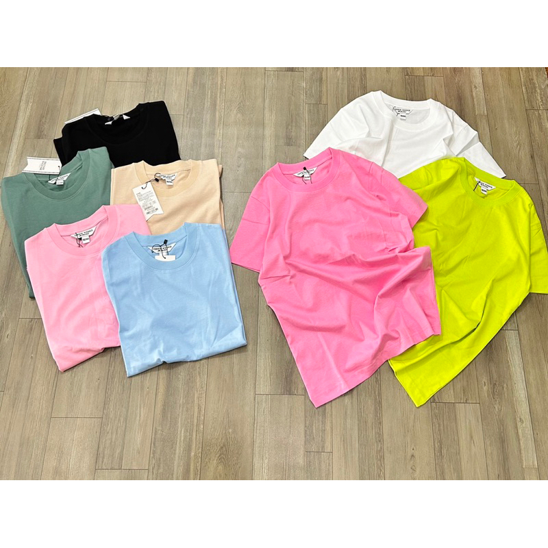 Áo thun basic cổ tròn tay ngắn siêu xinh