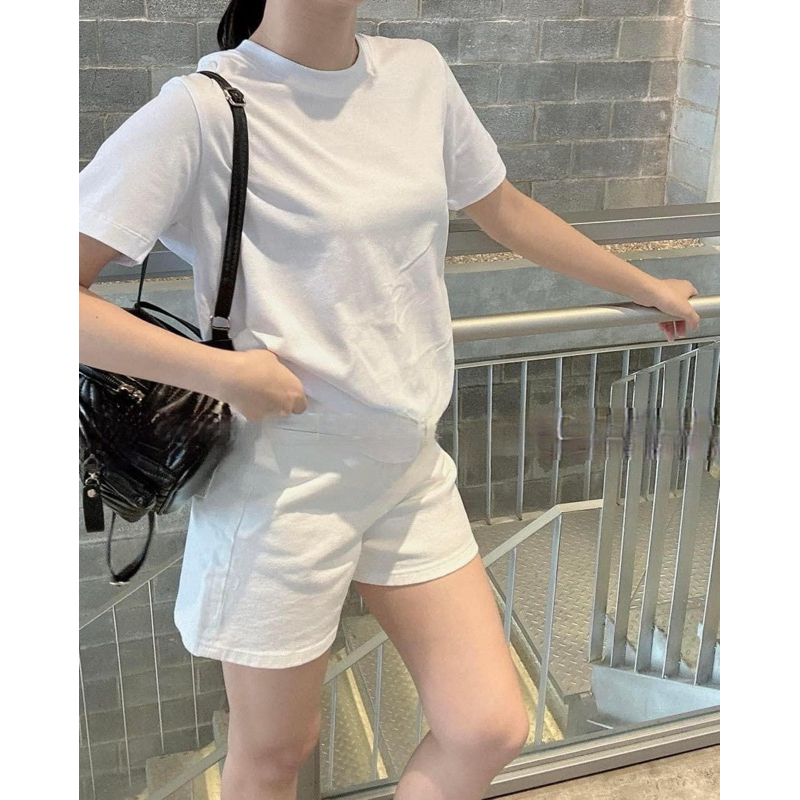 Áo thun basic cổ tròn tay ngắn siêu xinh