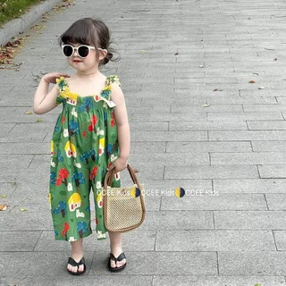 Jum hoa siêu xinh cho bé gái diện hè