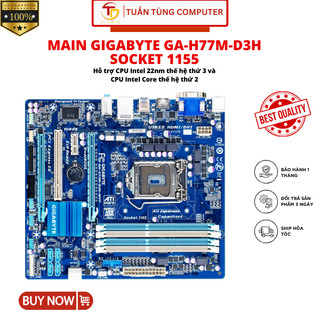 Main gigabyte ga-z77m-d3h socket 1155 bảo hành 1 tháng - phụ kiện máy tính hàng chính hãng