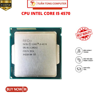  CPU Intel Core i5 4570  3.60GHz 6M 4 Cores 4 Threads  tặng kèm keo Bảo hành 1 Tháng 