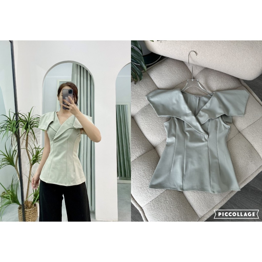 Áo HO 2m cổ wrap KAMI VNXK KAMI