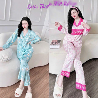 Pizama lụa latin cao cấp-size 40kg đến 60kg