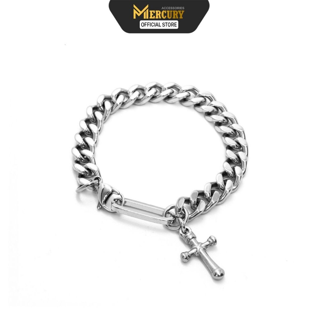 Vòng tay nam Mercury Basic Chains Cross - Trang sức, Phụ kiện thời trang Unisex - Thiết kế Basic, cá tính
