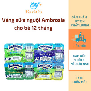 Váng sữa cho bé ăn dặm thơm ngon bổ dưỡng Ambrosia, váng sữa nhiều vị cho bé 6 tháng, Shop Bếp Của Mẹ