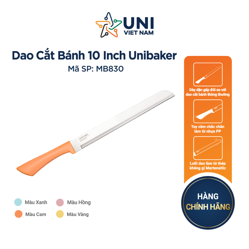 Dao cắt bánh răng cưa 10 inch Unibaker MB830