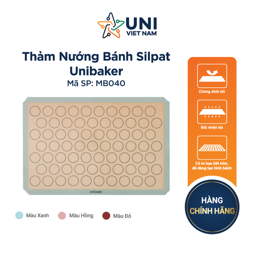 Thảm nướng bánh Silpat Unibaker MB040