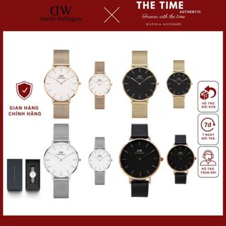 (Tặng vòng tay DW) Đồng hồ Đôi DW nữ  - Đồng hồ daniel wellington petite. Case 28mm-32mm, 3atm.