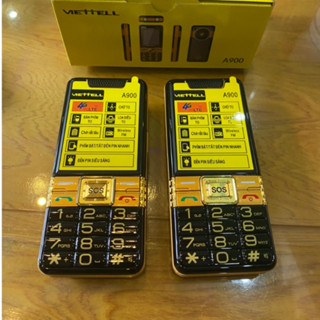 Điện thoại bàn phím Viettel A900 Dành cho người già cao tuổi Sóng 4G 2sim - Màn 2.6 - Pin 7800mah