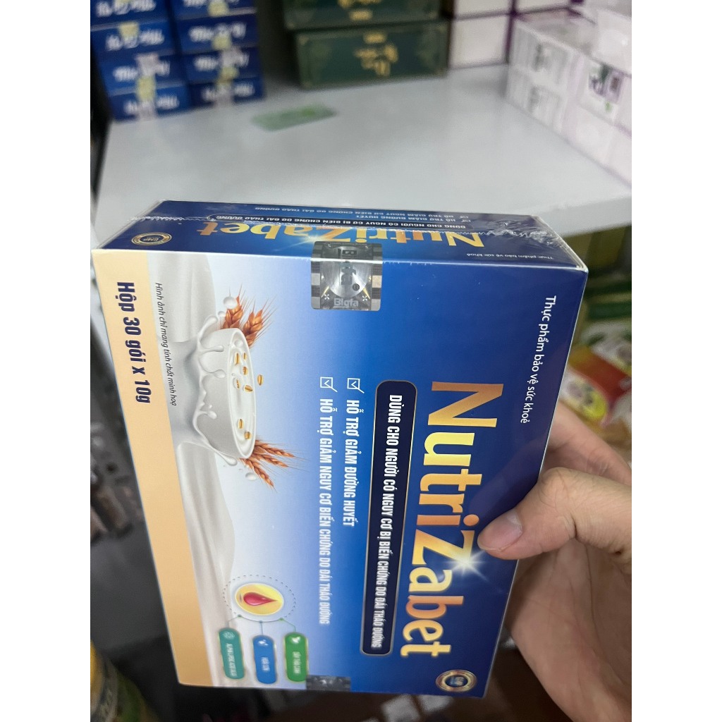 Sữa Hạt Tiểu Đường NutriZabet - Giúp Ổn Định Đường Huyết, Ngăn Ngừa Biến Chứng, Tăng Cường Đề Kháng