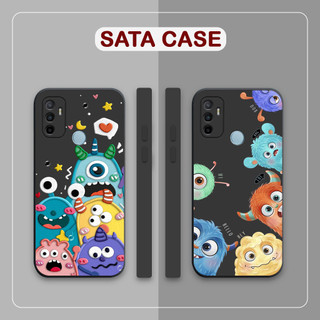Ốp lưng Oppo A53 hình quái vật hoạt hình Monster cute, dễ thương