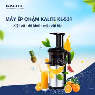 Máy ép chậm Kalite KL - 531 bảo toàn 100% hương vị tự nhiên và 95% vitamin tự nhiên