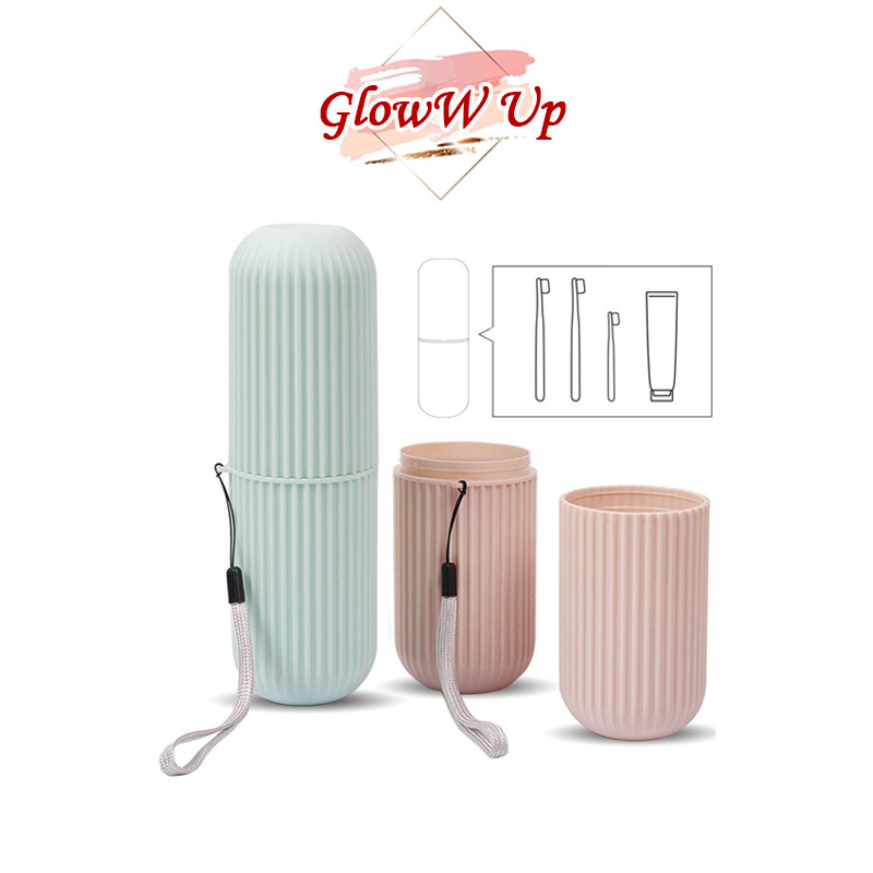 Hộp Đựng Bàn Chải Kem Đánh Răng Đi Du Lịch - Ống Đựng Korea Đa Năng Tiện Dụng Thiết Kế Nhỏ Gọn