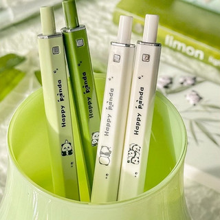 Bút bi bấm hình gấu trúc Panda mực đen
