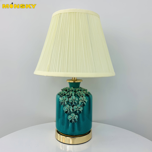 Đèn ngủ để bàn MONSKY 1978 kiểu dáng độc đáo trang trí sang trọng kèm bóng led.
