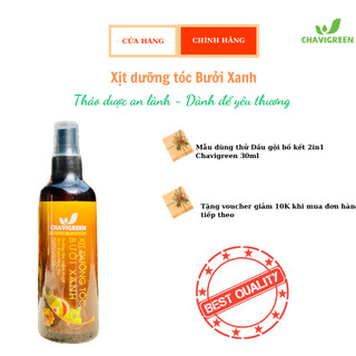 Xịt dưỡng tóc kích thích mọc tóc Bưởi Xanh Chavigreen 100ml