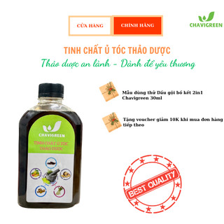 Tinh chất ủ tóc thảo dược ngăn rụng tóc kích thích mọc tóc Chavigreen 300ml