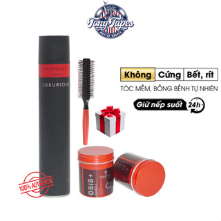 Sáp vuốt tóc nam OSIS THRILL & Gôm xịt tóc + Tặng lược - Keo & wax vuốt tóc chính hãng