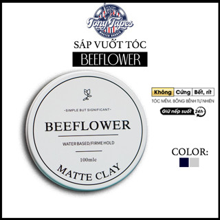Sáp vuốt tóc nam BEEFLOWER & Gôm xịt tóc + Tặng lược - Keo & wax vuốt tóc chính hãng