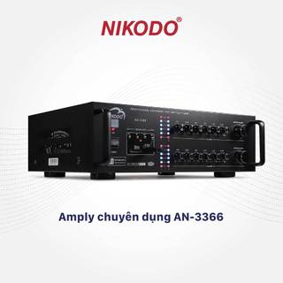 Amply Nikodo AN 3366S 4 kênh âm thanh riêng biệt, tải 480 loa ru, nhập khẩu chính hãng/Âm li nhà nuôi yến chuẩn Malaysia