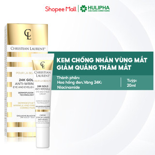 Kem Dưỡng Vùng Mắt CL-Gold CHRISTIAN LAURENT Giúp Giảm Nếp Nhăn, Quầng Thâm Tuýp 20ml